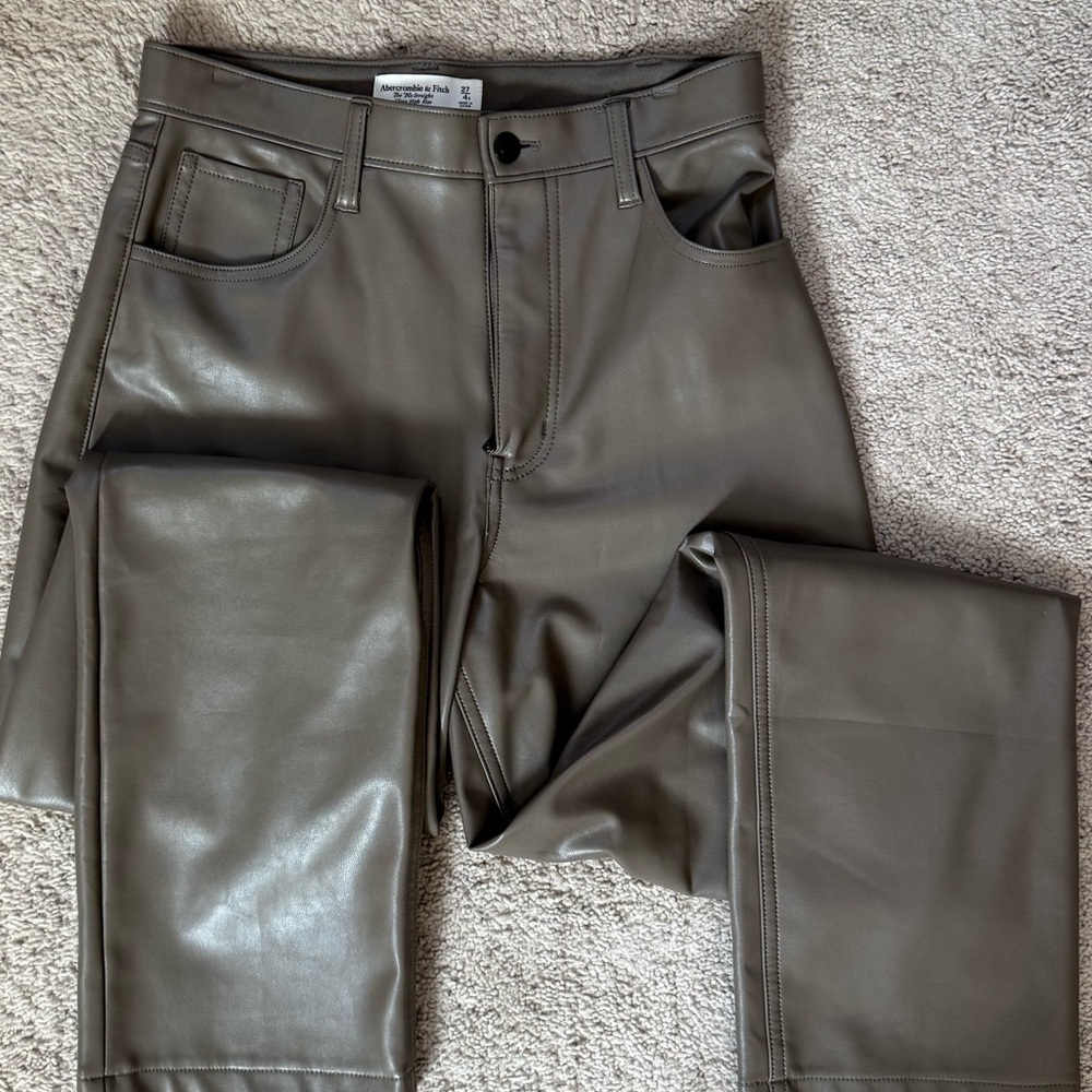 Abercrombie Leather Pants